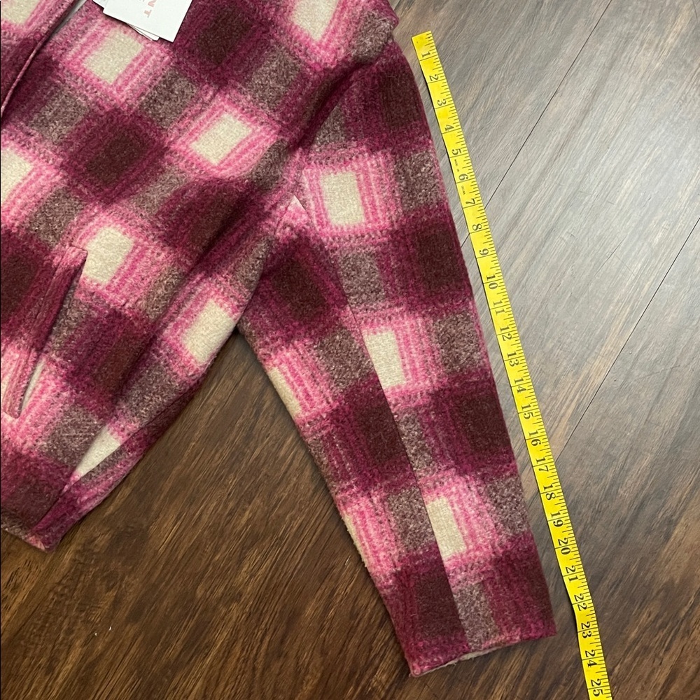 ISABEL MARANT ÉTOILE  Drogo Boxy Plaid Strong Shoulder Jacket 44 10-12 - Picture 10 of 16